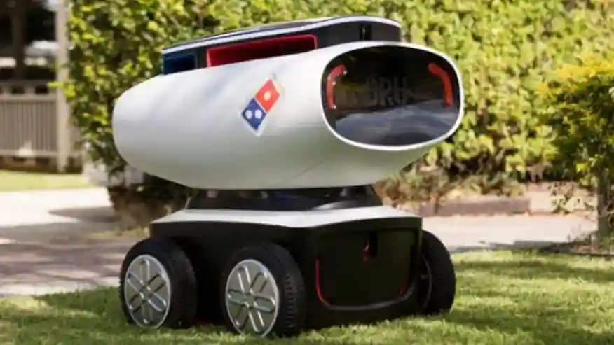 Dru, el robot de Domino's Pizza, ha sido todo un éxito en Brismane (Australia)
