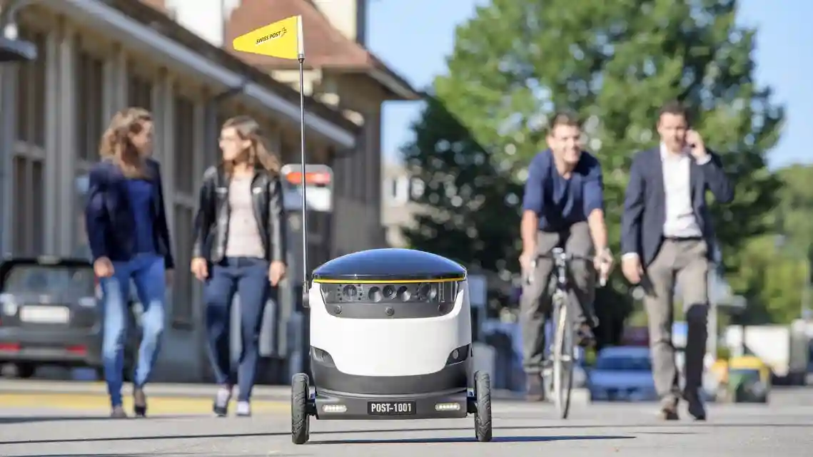El servicio de correos de Suiza ayuda a sus repartidores con estos nuevos robots